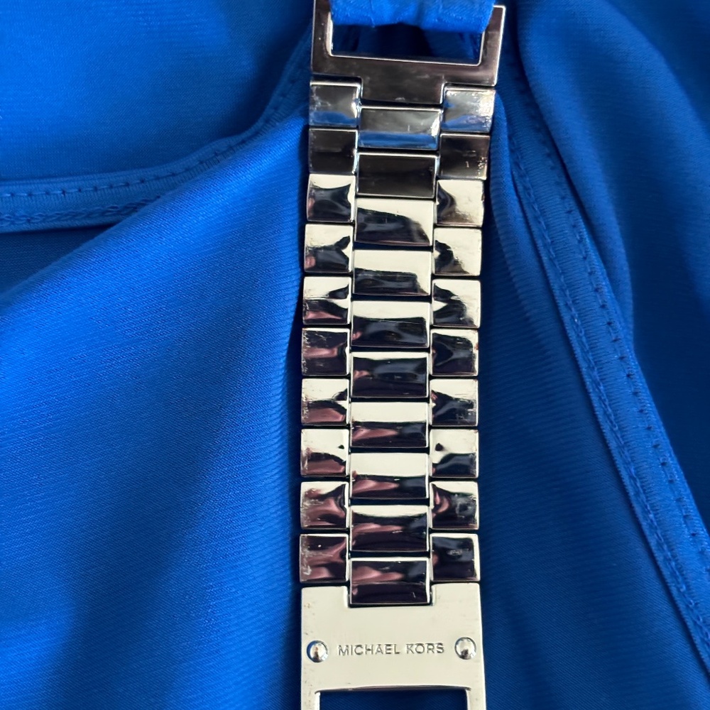 MICHAEL Michael Kors Midi Dress - Royal Blue Size XL - Picture 6 of 9